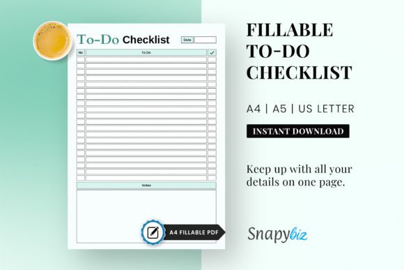 Download To Do Checklist Printable Planner PDF - Printable planner pdf Collection