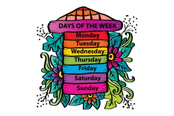 Download Days of the Week, Poster. - Days of the week Collection