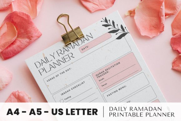 Download Daily Ramadan Printable Planner PDF - Printable planner pdf Collection