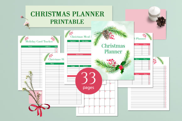 Download Christmas Printable Planner PDF - Printable planner pdf Collection