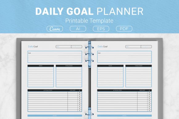 Download Daily Goal Planner Printable Template - Goal planner printable Collection